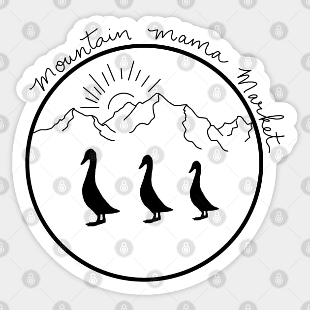 Mountain Mama Market Sticker by mailshansen